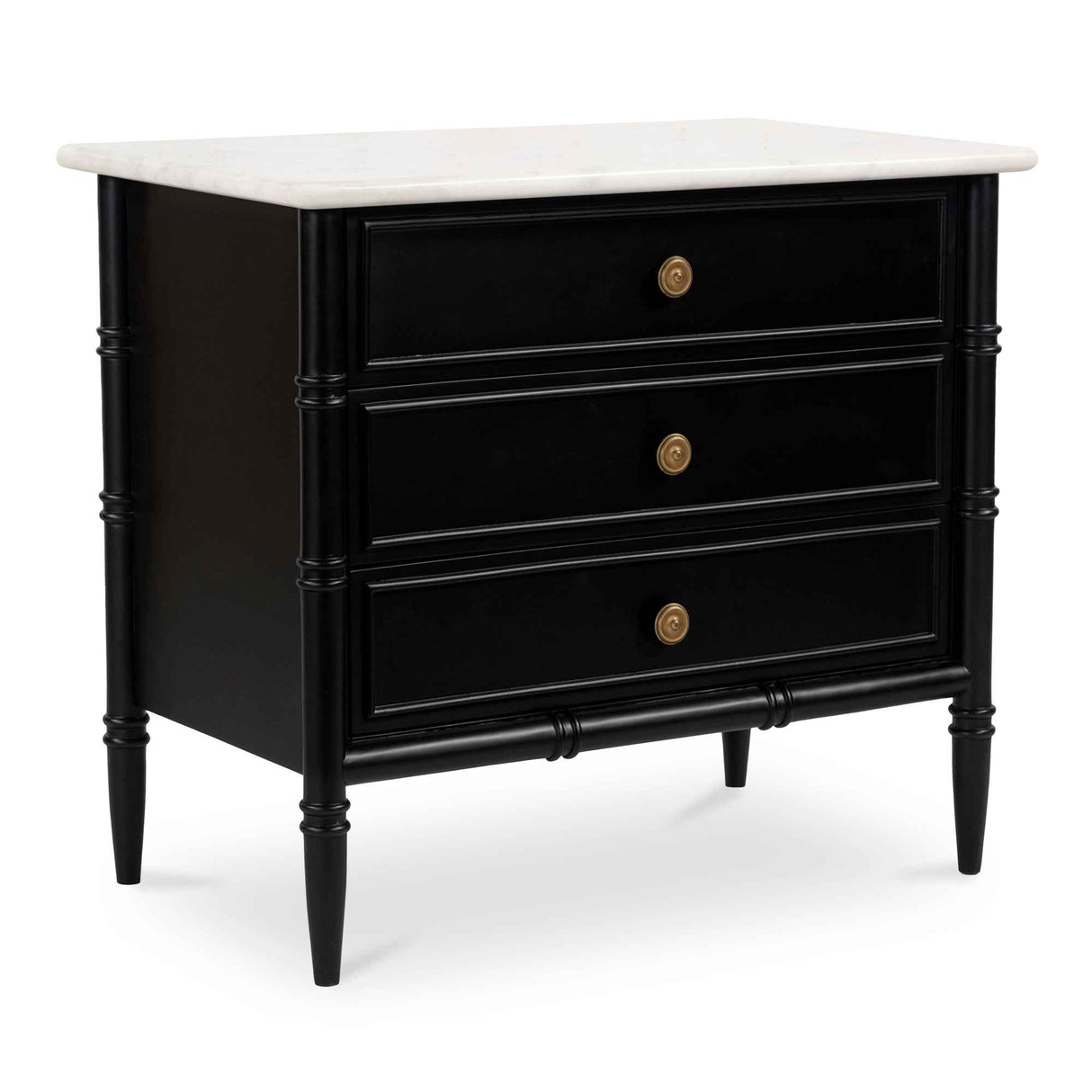 Eleanor Black Nightstand by Moe's Home at Eve Furniture