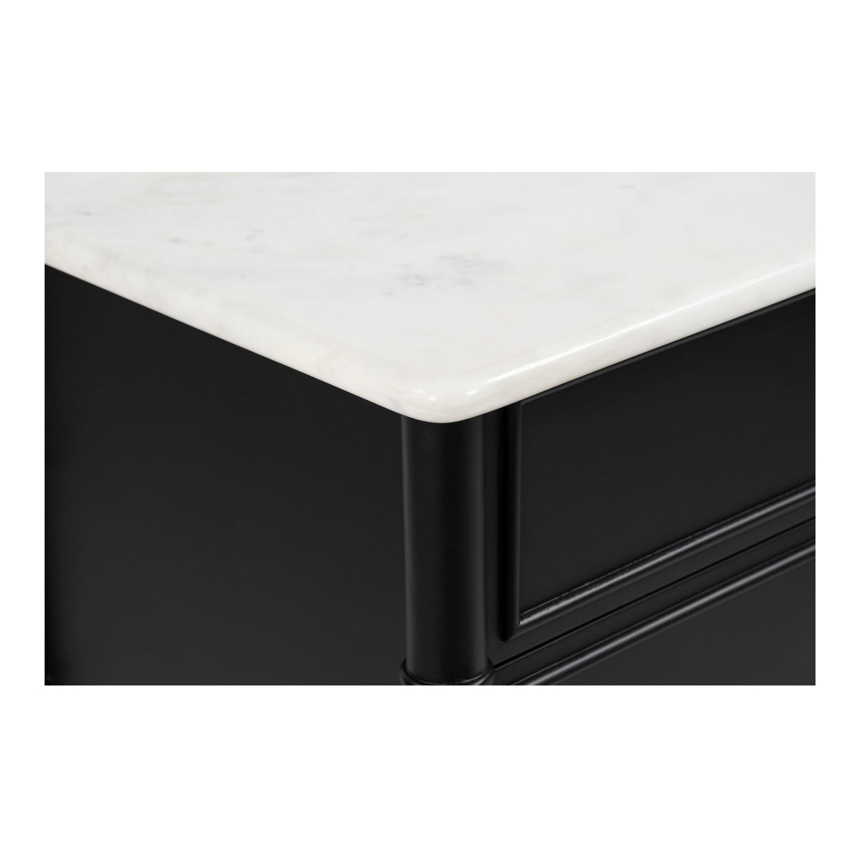 Eleanor Black Nightstand by Moe's Home at Eve Furniture