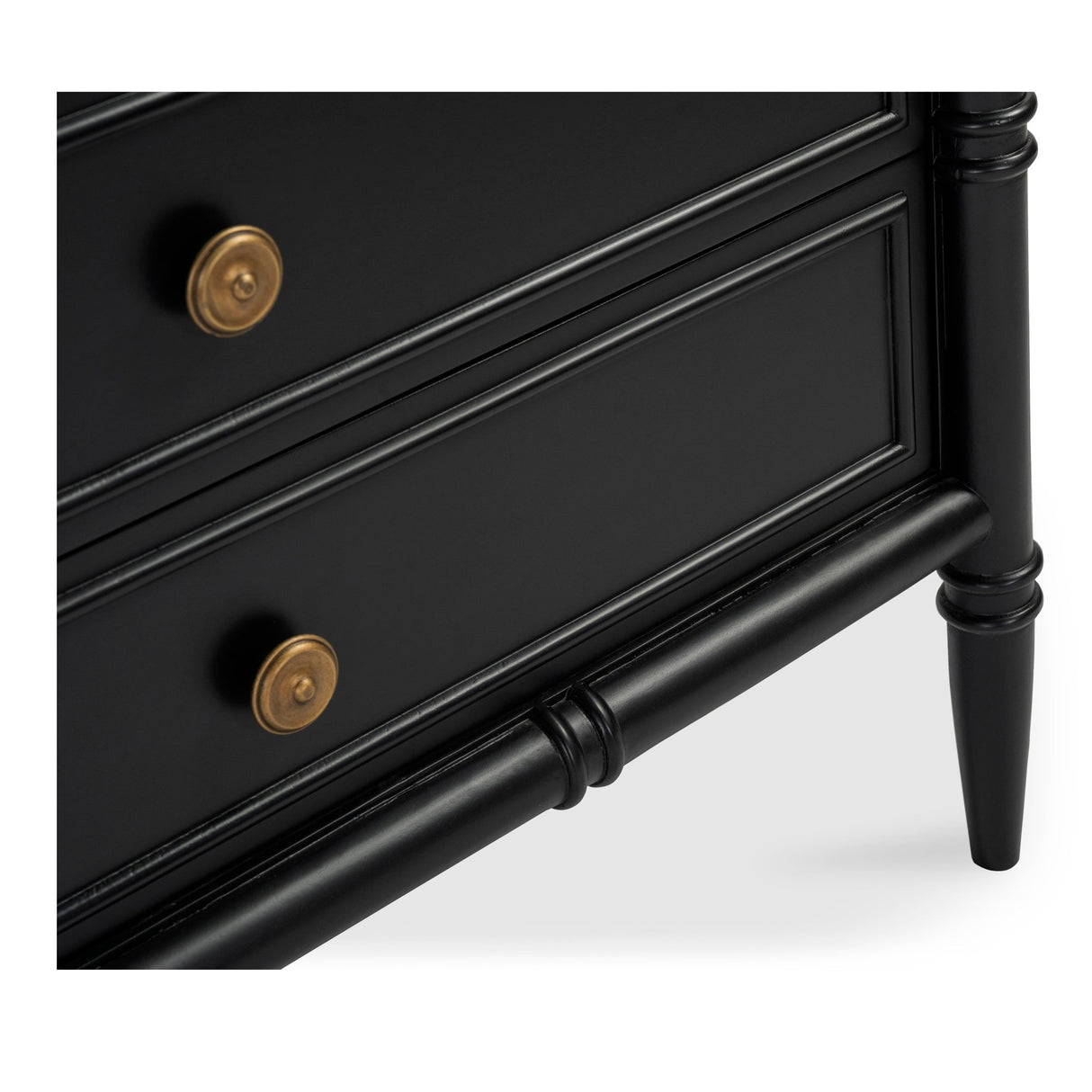 Eleanor Black Nightstand by Moe's Home at Eve Furniture
