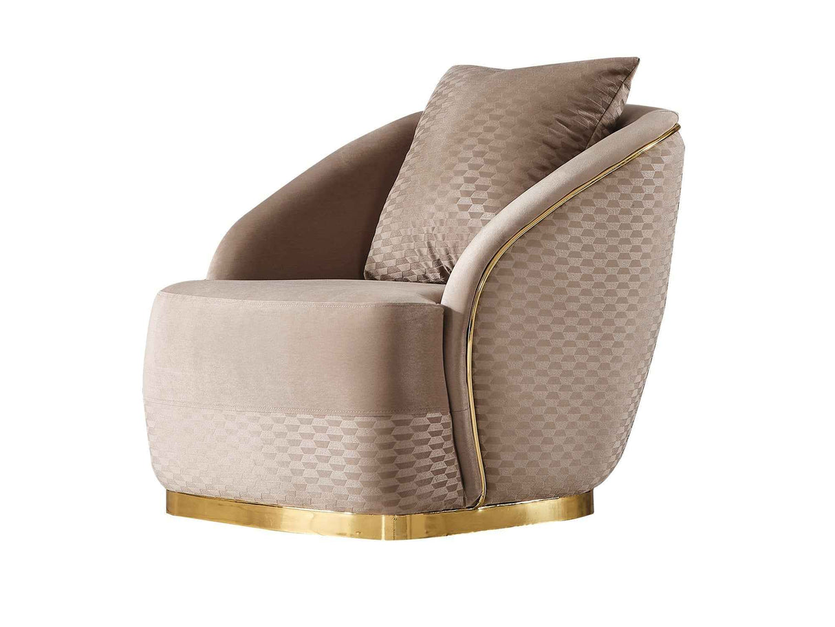 Elegance Chair Beige by Furnia at Eve Furniture