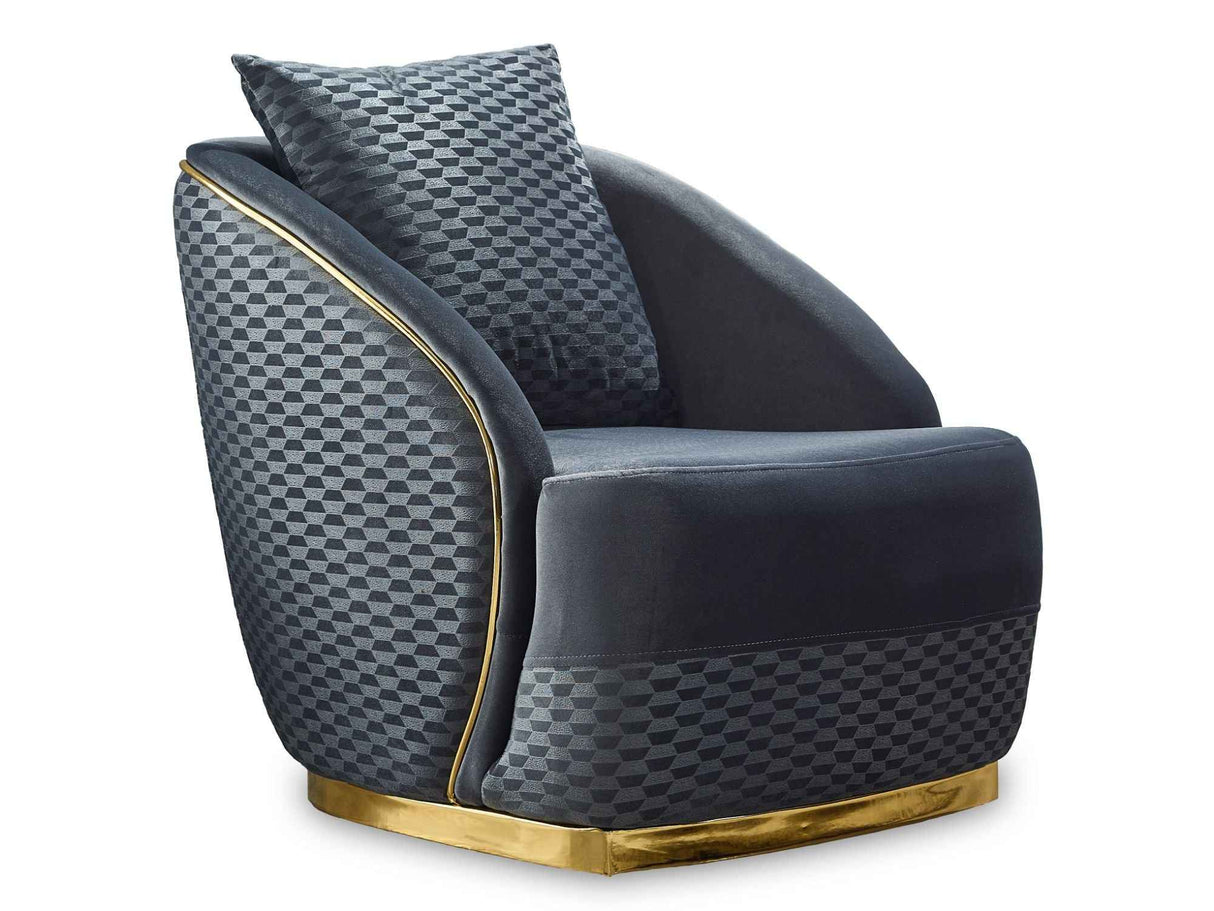 Elegance Chair Dark Grey by Furnia at Eve Furniture