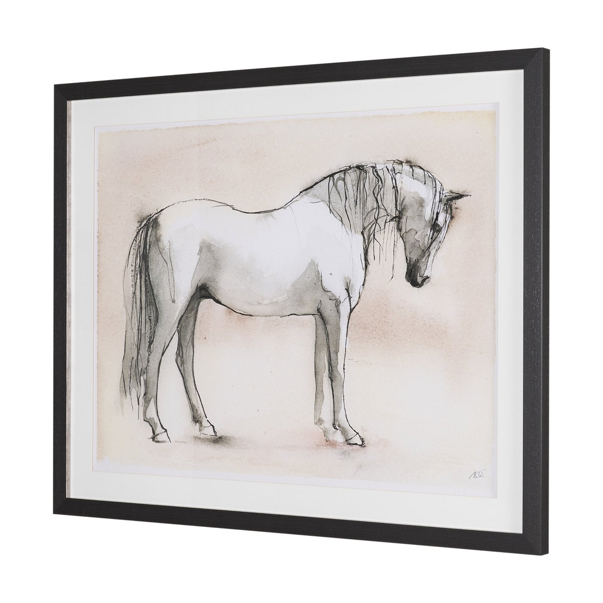 Elegant Beauties III by Mercana Studio Hand-Embellished Framed Artwork Matted Under Glass by Mercana at Eve Furniture