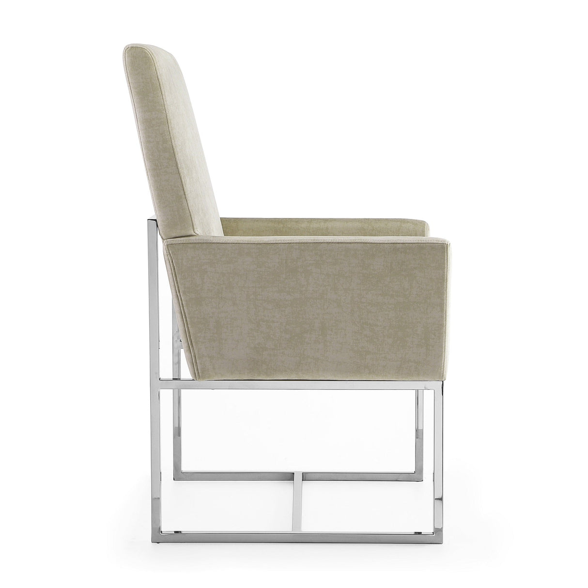Element Dining Armchair in Champagne (set of 2) by Manhattan Comfort at Eve Furniture
