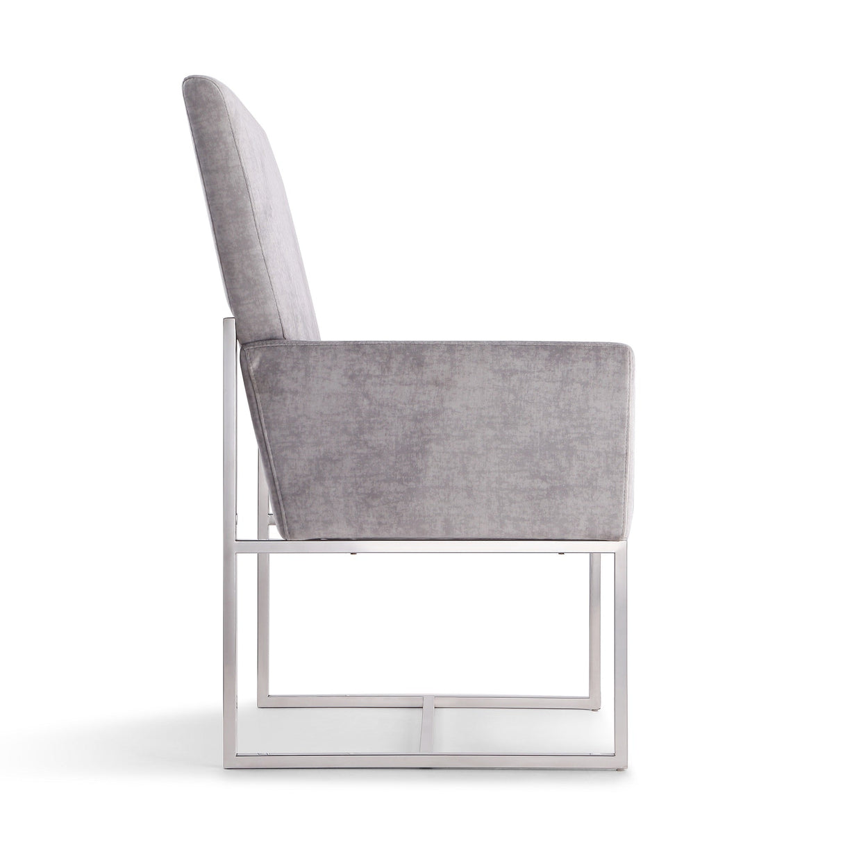 Element Dining Armchair in Grey by Manhattan Comfort at Eve Furniture