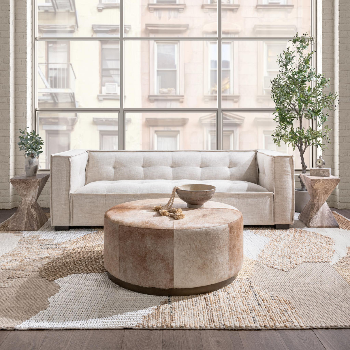 Element Sofa - Beige by Classic Home at Eve Furniture