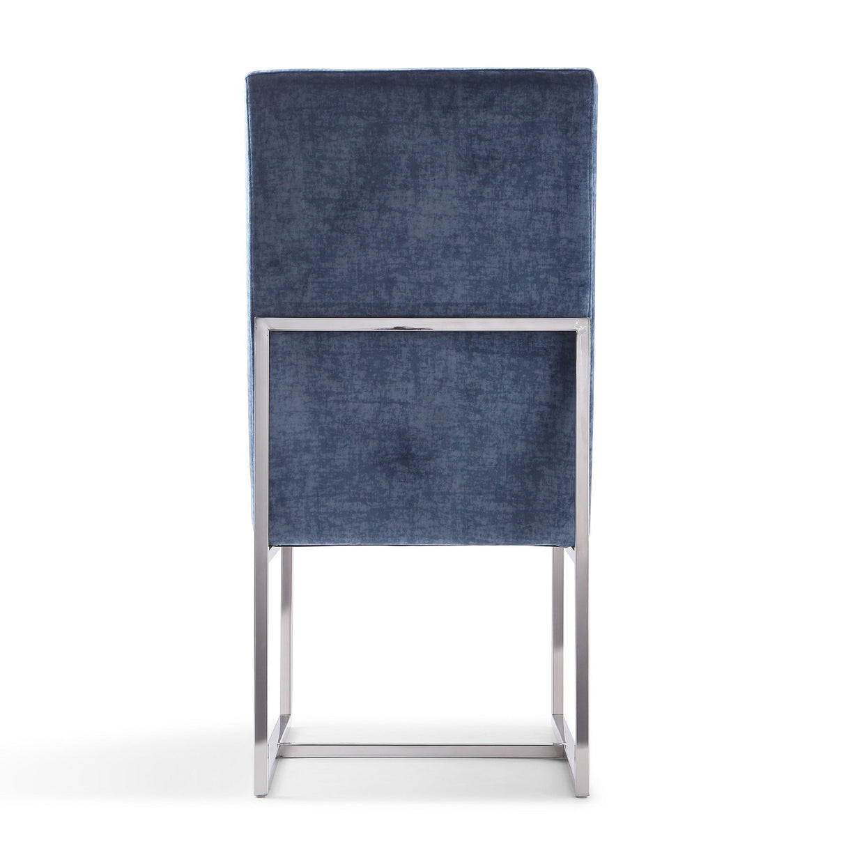 Element Velvet Dining Chair in Blue (set of 2) by Manhattan Comfort at Eve Furniture