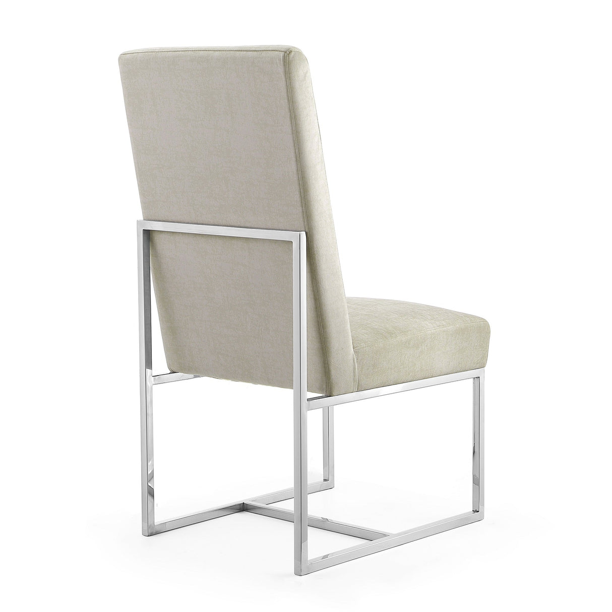 Element Velvet Dining Chair in Champagne (set of 2) by Manhattan Comfort at Eve Furniture