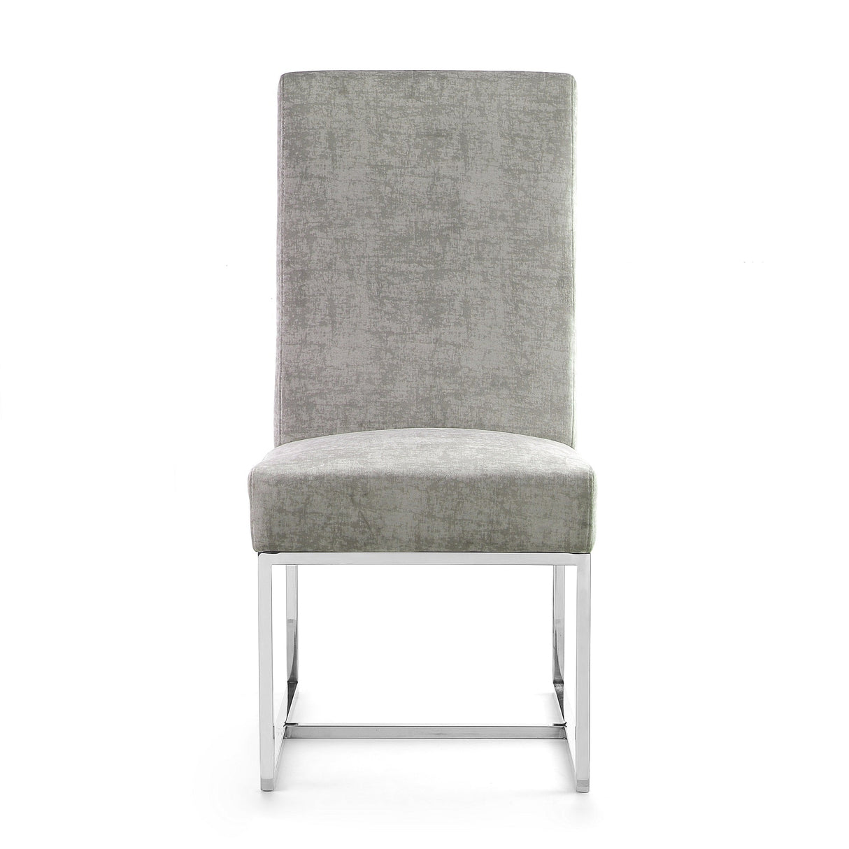 Element Velvet Dining Chair in Steel (set of 2) by Manhattan Comfort at Eve Furniture