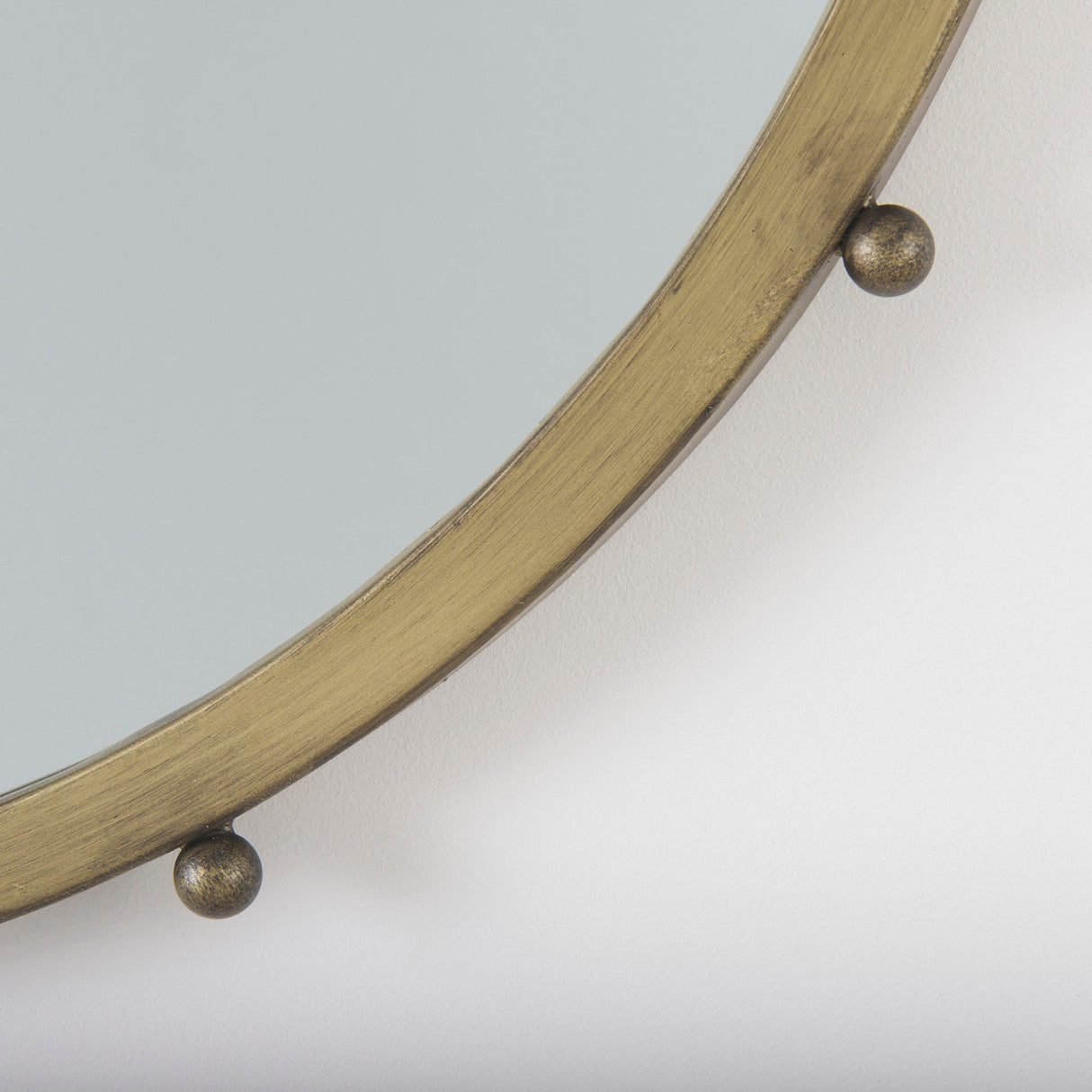 Elena I Small Gold Wall Mirror by Mercana at Eve Furniture