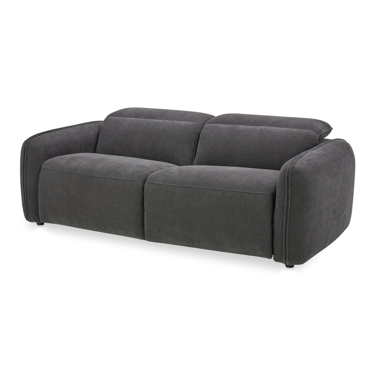Eli Dusk Grey Power Recliner Sofa by MOES at Eve Furniture