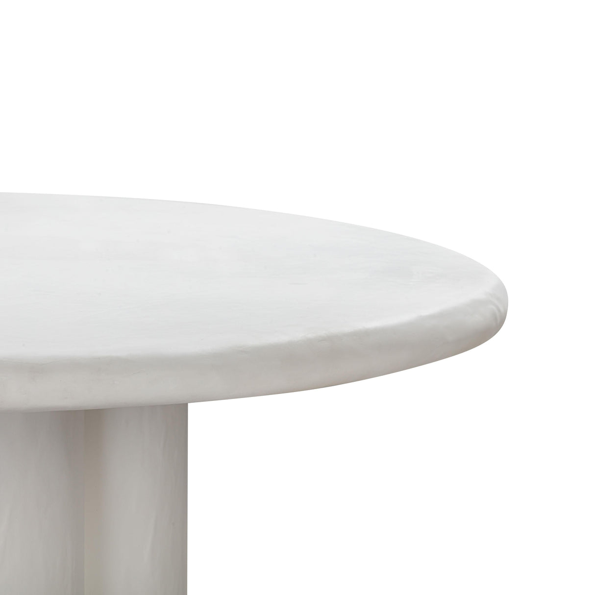 Elika Faux Plaster Indoor / Outdoor 59" Round Dining Table by TOV Furniture at Eve Furniture