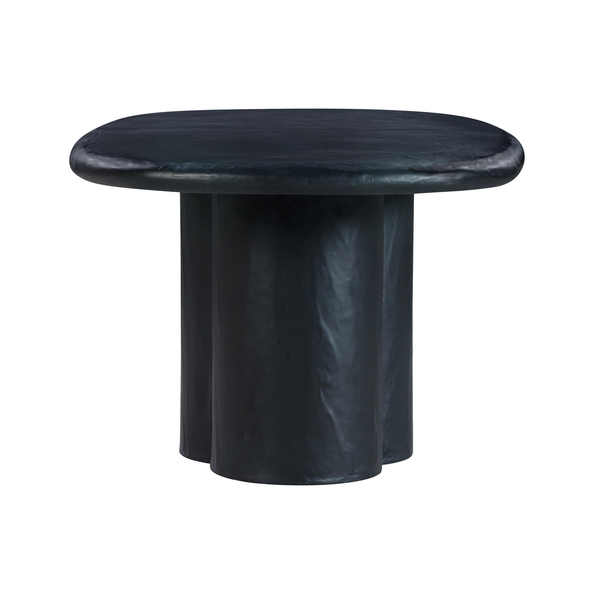 Elika Faux Plaster Indoor / Outdoor 80" Oval Dining Table by TOV Furniture at Eve Furniture