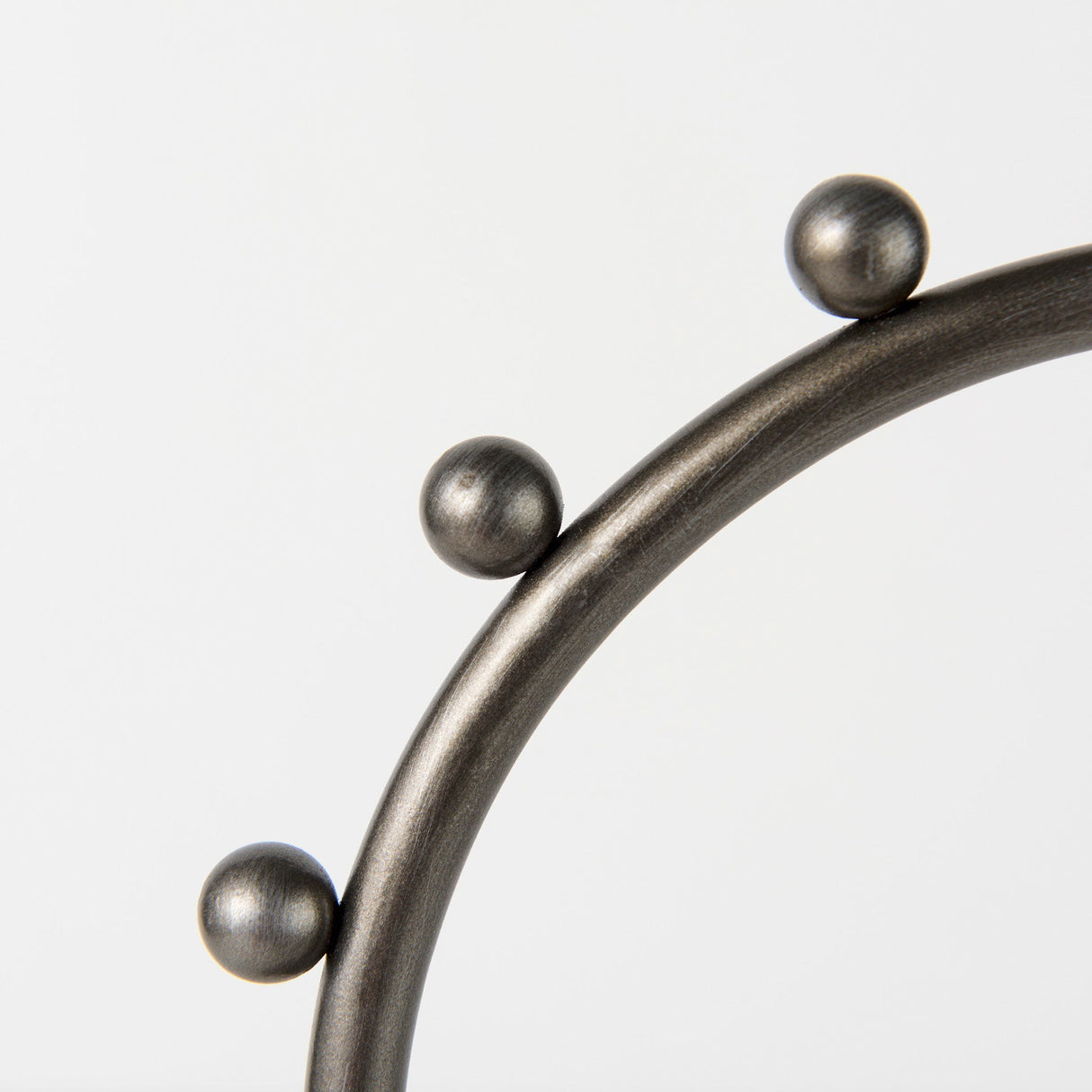 Elio 8.3L x 3.0W x 15.0H Large Studded Hoop Object by Mercana at Eve Furniture
