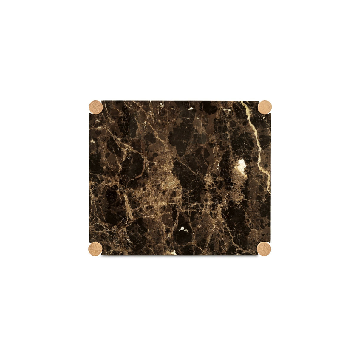 Elio Dark Emperador Marble/Natural Nightstand by MOES at Eve Furniture