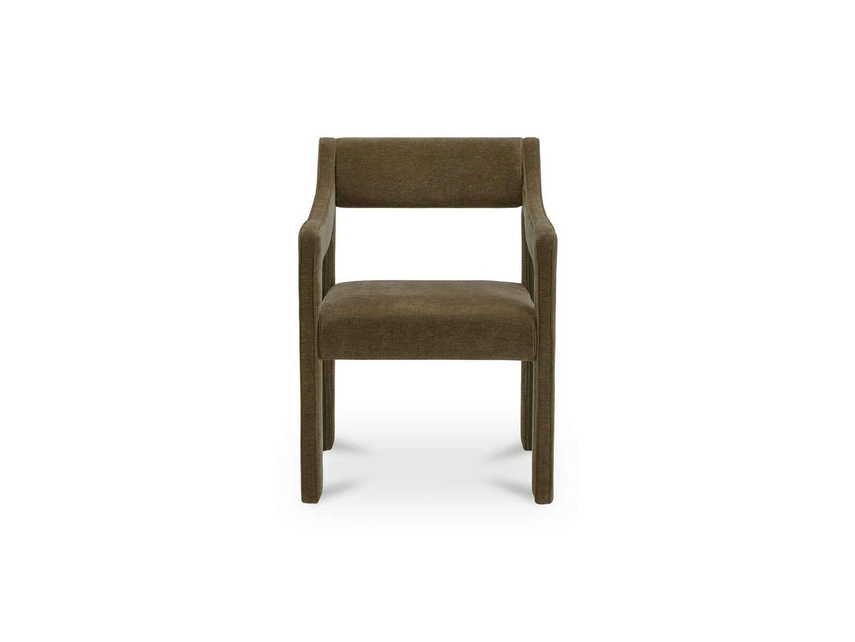 Elise Cedar Green Dining Chair