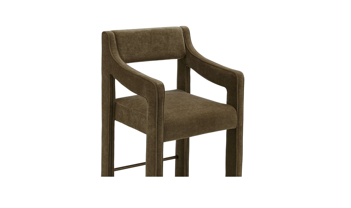 Elise Counter Stool Cedar Green by Moe's Home at Eve Furniture