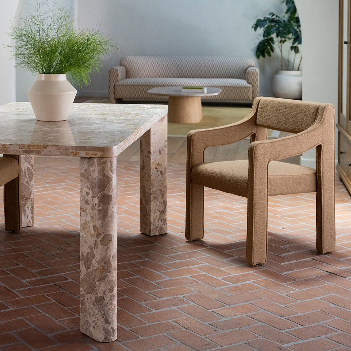 Elise Ochre Dining Chair by MOES at Eve Furniture