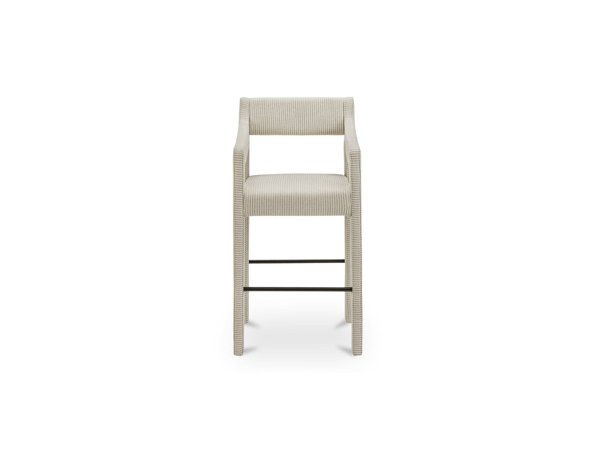 Elise Stripe Counter Stool by MOES at Eve Furniture