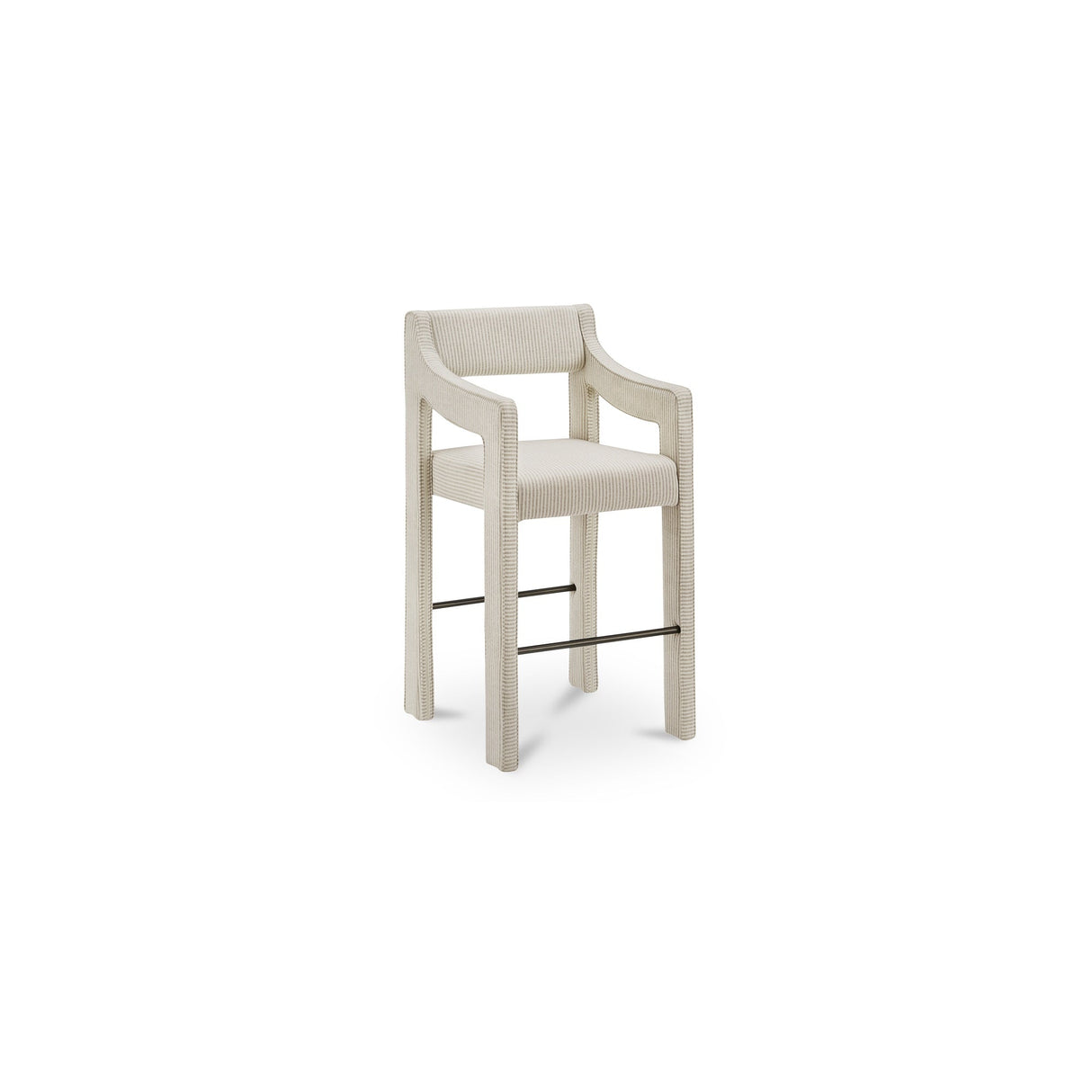 Elise Stripe Counter Stool by Moe's Home at Eve Furniture