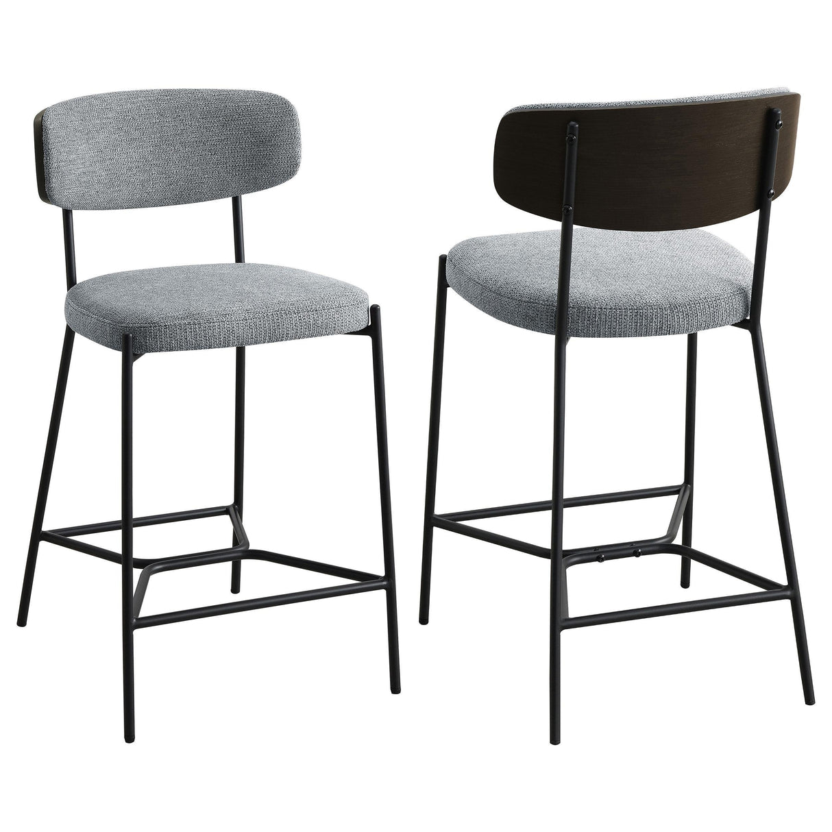Elison Grey Counter Height Bar Stool (Set of 2) by Coaster at Eve Furniture
