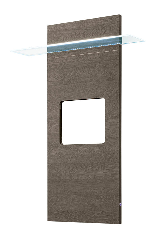 Elite Grey/Silver TV Cabinet & TV Wall Panel w/LED Light by ESF Furniture at Eve Furniture