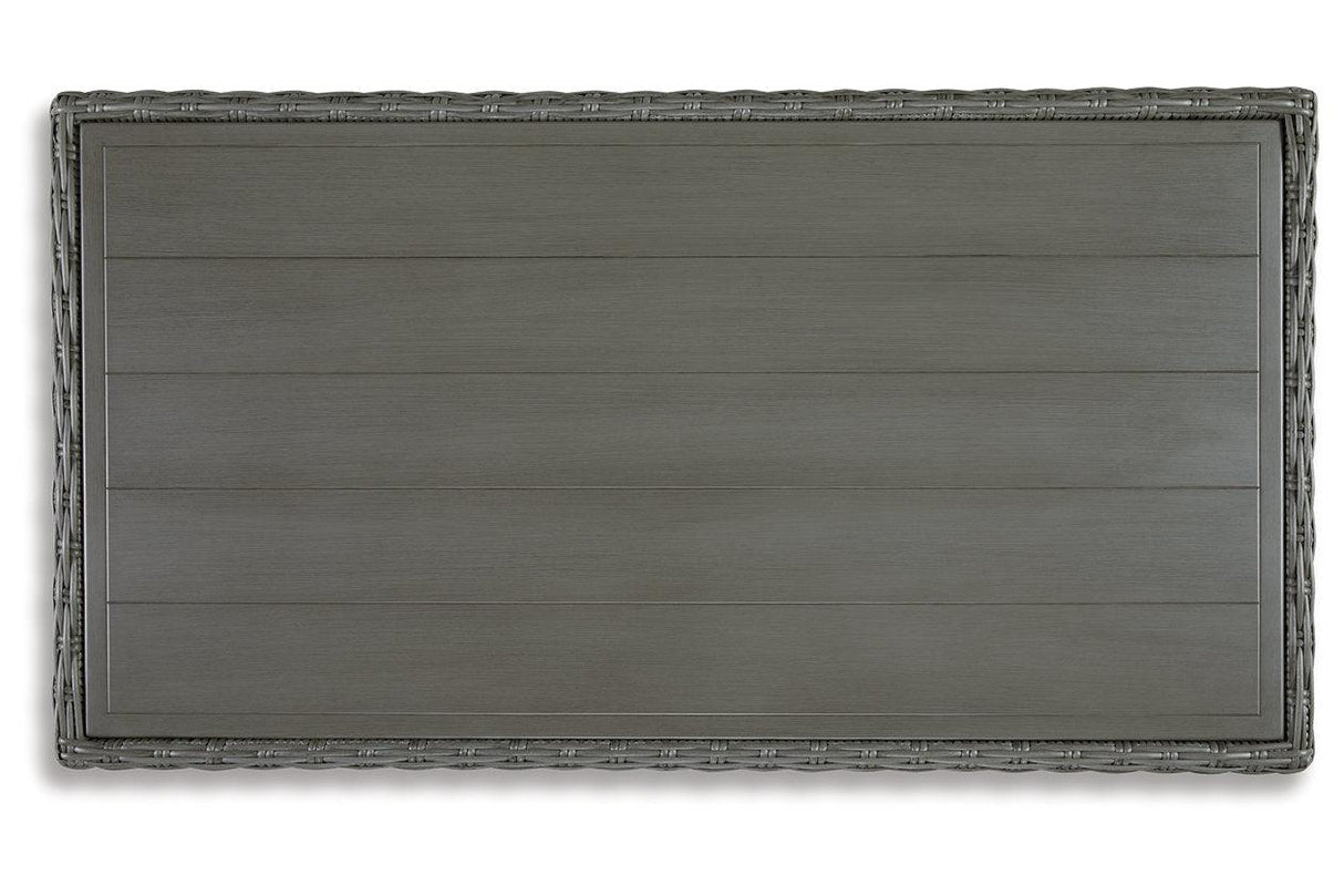 Elite Park Gray Outdoor Coffee Table by Ashley at Eve Furniture