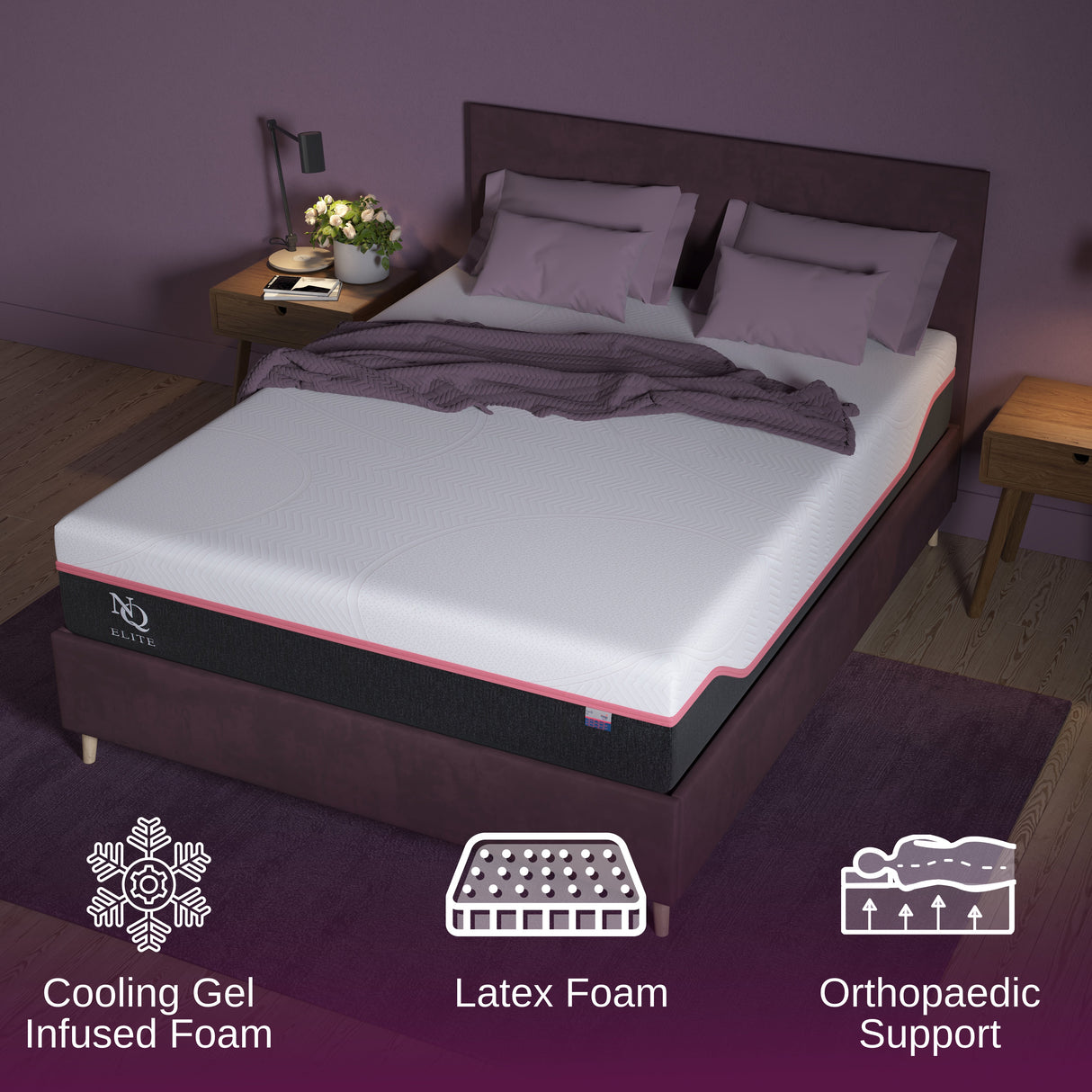 Elite Series Mark Latex Foam Mattress by NapQueen at Eve Furniture