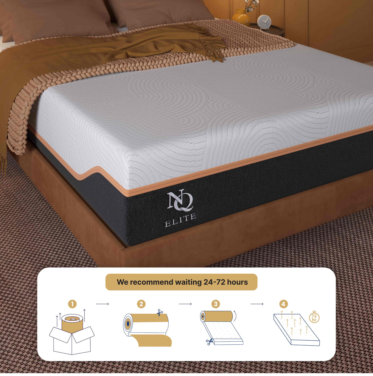 Elite Series Muse Hybrid Mattress by NapQueen at Eve Furniture