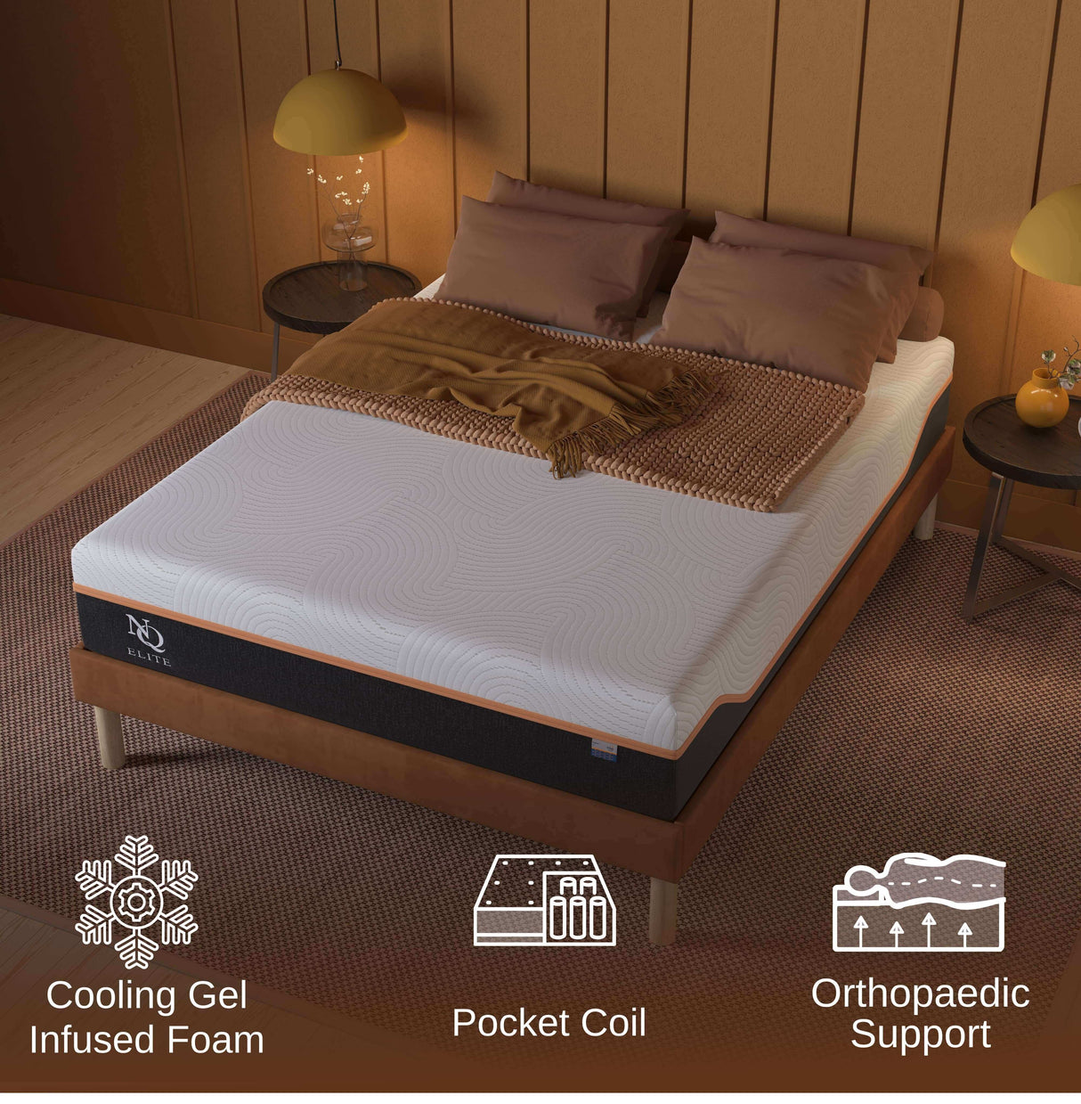 Elite Series Muse Hybrid Mattress by NapQueen at Eve Furniture