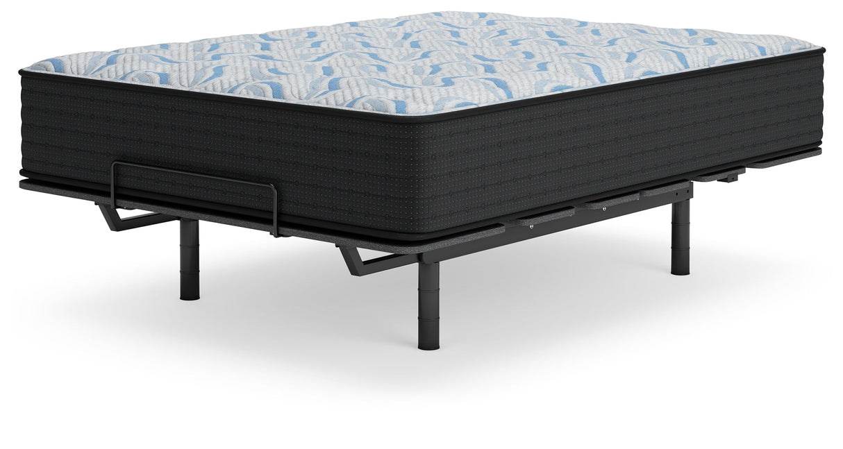 Elite Springs Firm Gray/Blue Full Mattress by Ashley at Eve Furniture