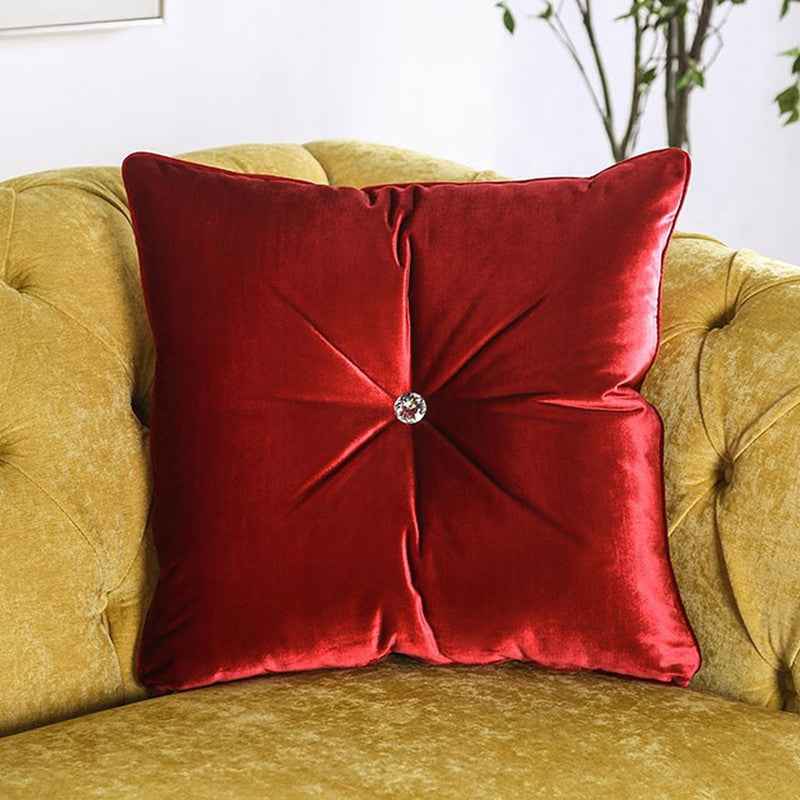 Eliza Royal Yellow/Red Loveseat by Furniture of America at Eve Furniture