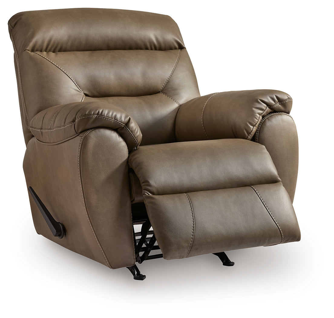 Elksworth Biscotti Recliner by ASHLEY FURNITURE at Eve Furniture