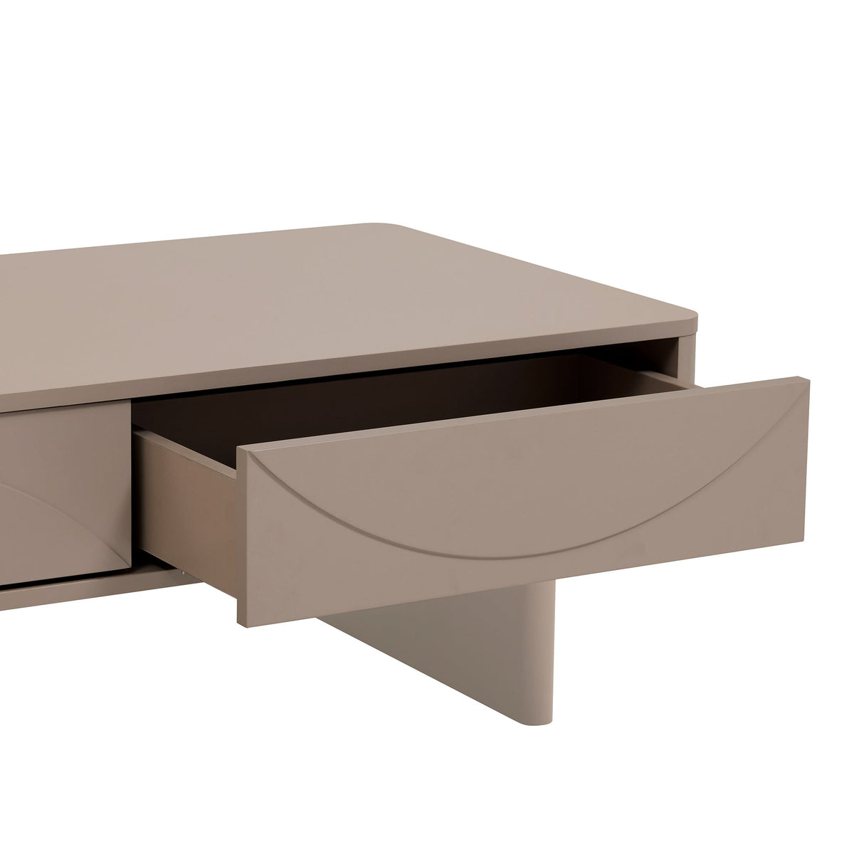 Ella 47.2" Coffee Table in Mocha by Manhattan Comfort at Eve Furniture