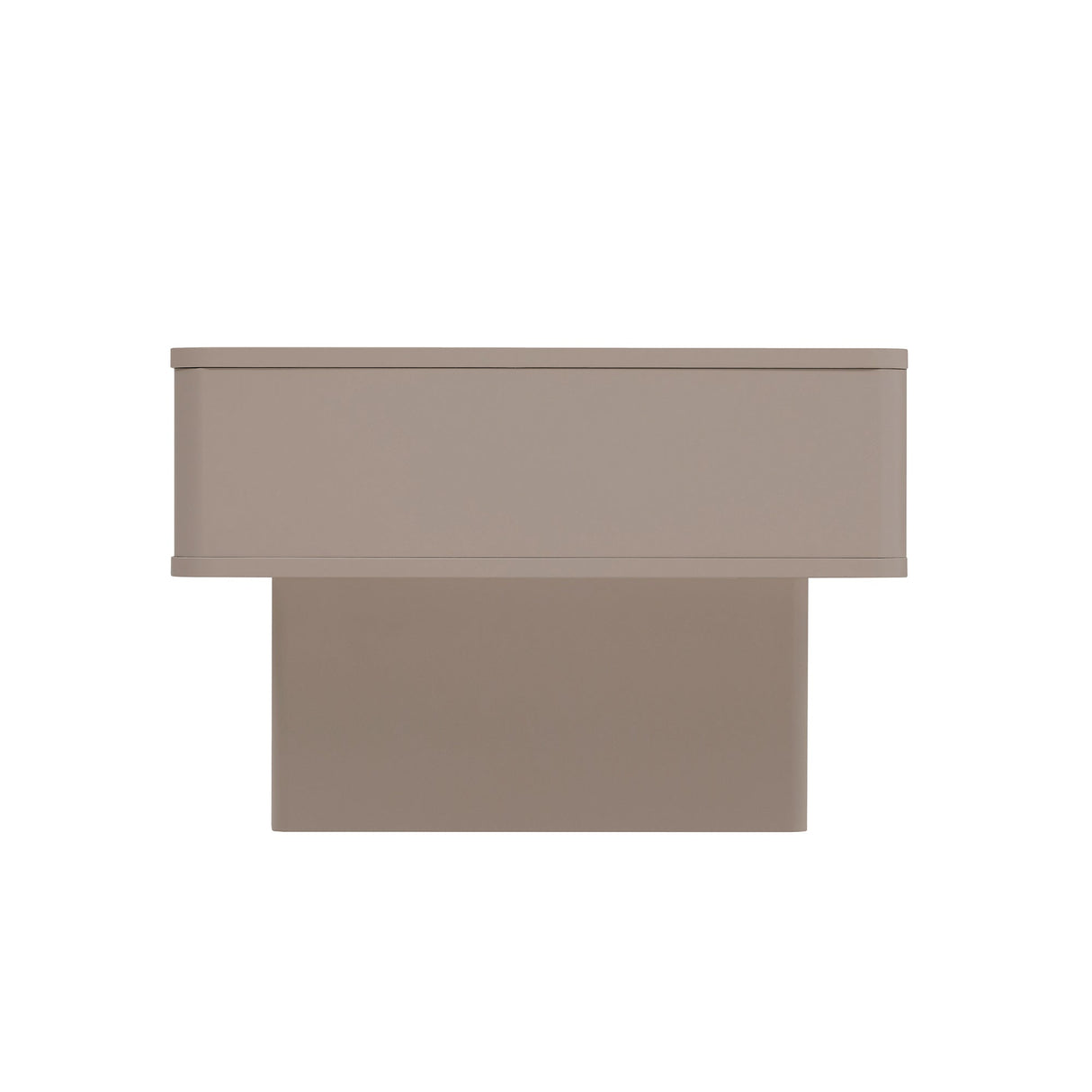 Ella 47.2" Coffee Table in Mocha by Manhattan Comfort at Eve Furniture