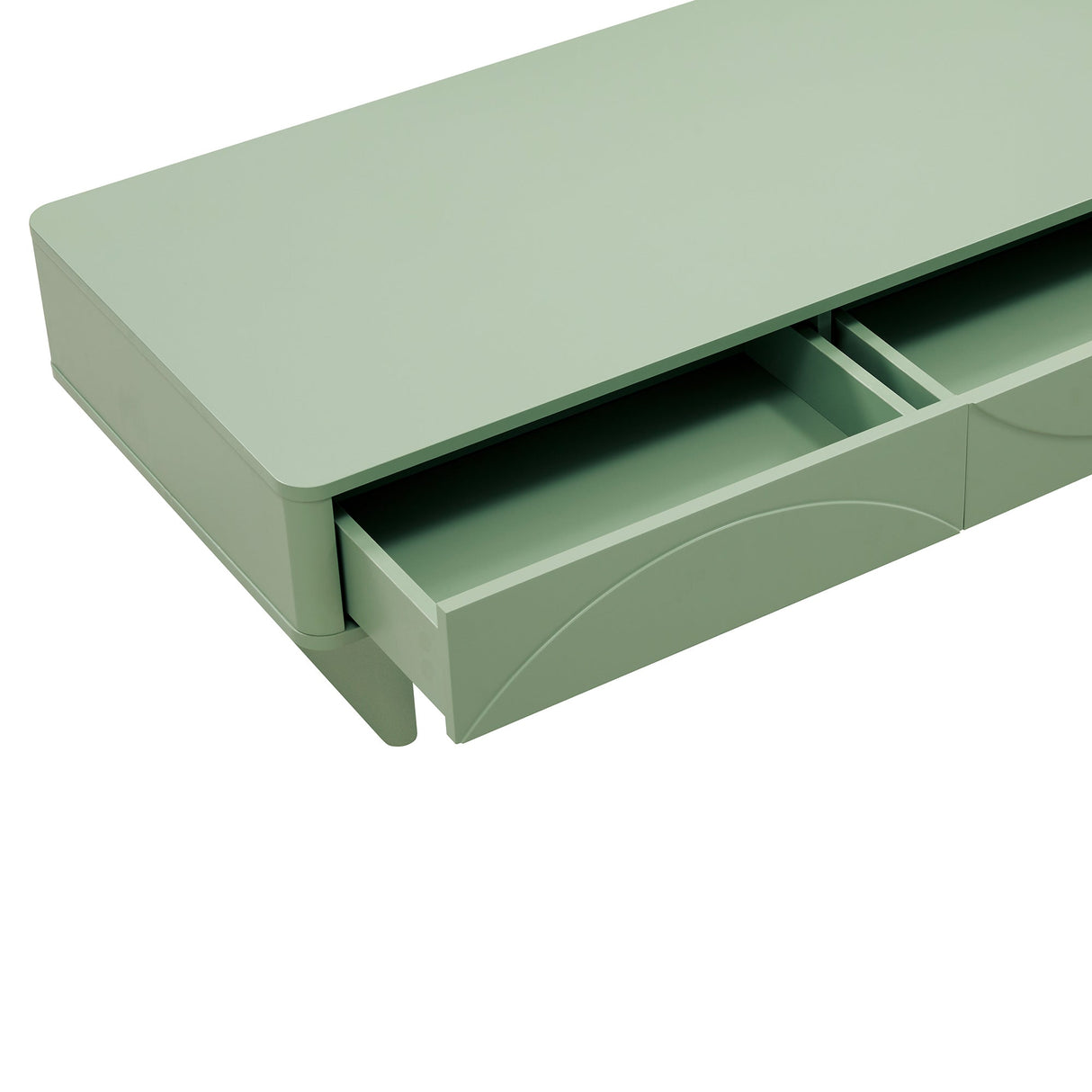 Ella 47.2" Coffee Table in Sage Green by Manhattan Comfort at Eve Furniture
