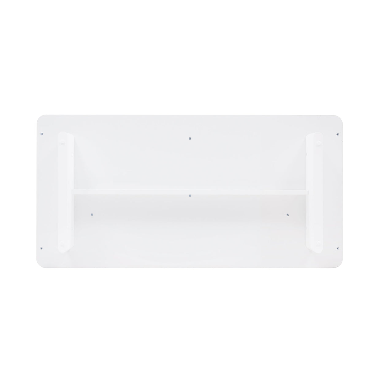 Ella 47.2" Coffee Table in White by Manhattan Comfort at Eve Furniture
