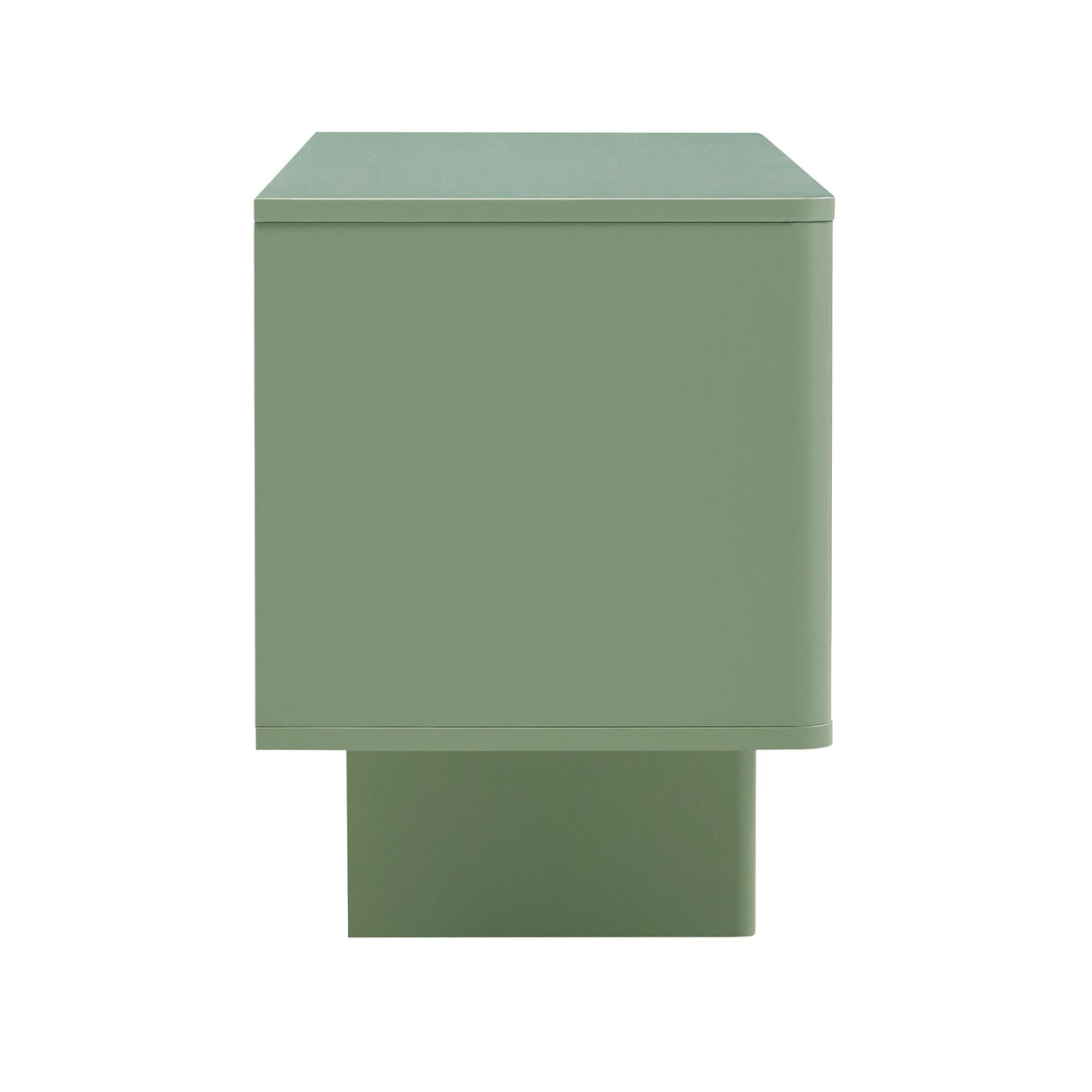 Ella 59" TV Stand in Sage Green by Manhattan Comfort at Eve Furniture
