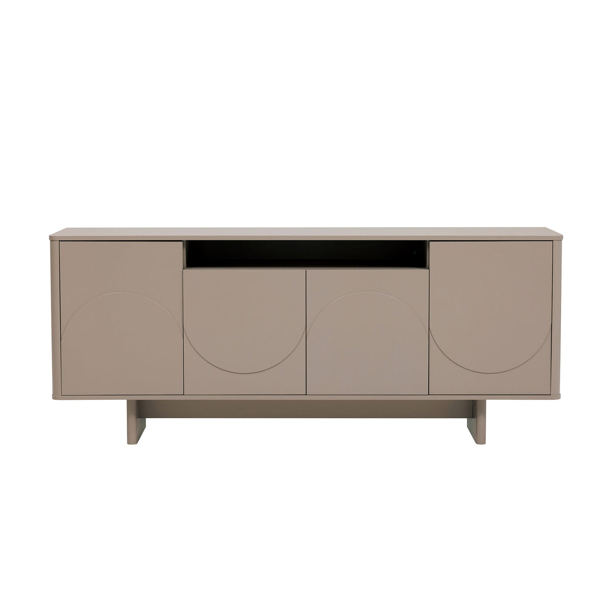 Ella 70.86" Sideboard in Mocha by Manhattan Comfort at Eve Furniture