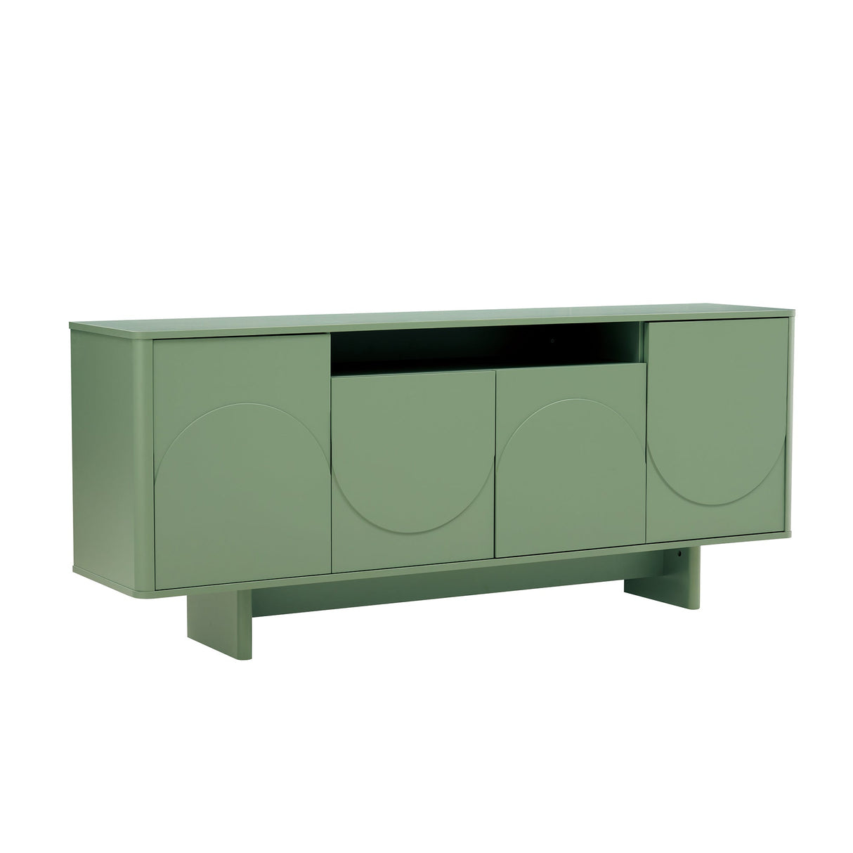 Ella 70.86" Sideboard in Sage Green by Manhattan Comfort at Eve Furniture