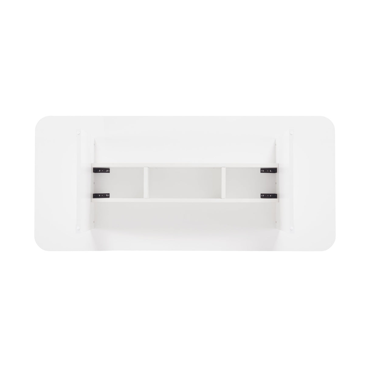 Ella 78.7" Dining Table in White by Manhattan Comfort at Eve Furniture