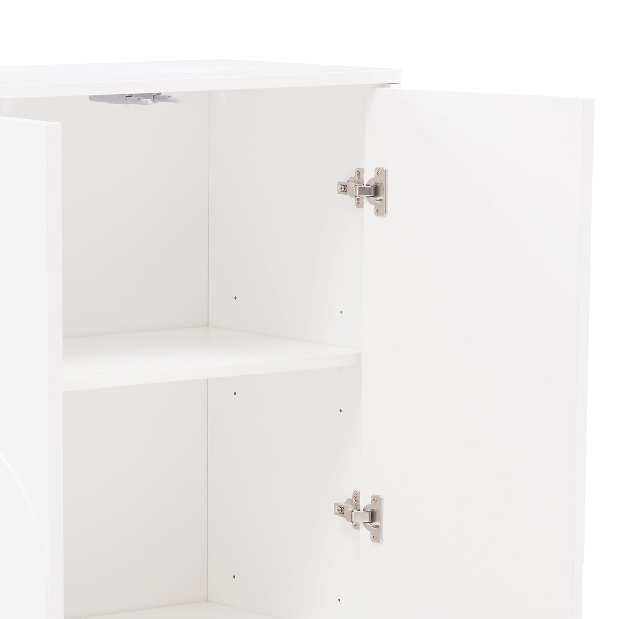 Ella Accent Cabinet in White by Manhattan Comfort at Eve Furniture