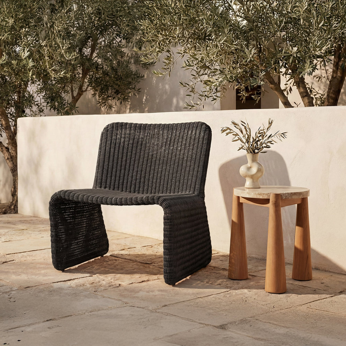 Ella Charcoal Outdoor Accent Chair by MOES at Eve Furniture
