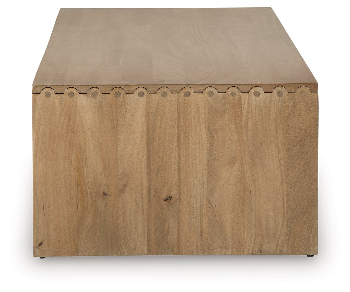 Ella Grove Rich Brown Coffee Table by Ashley at Eve Furniture