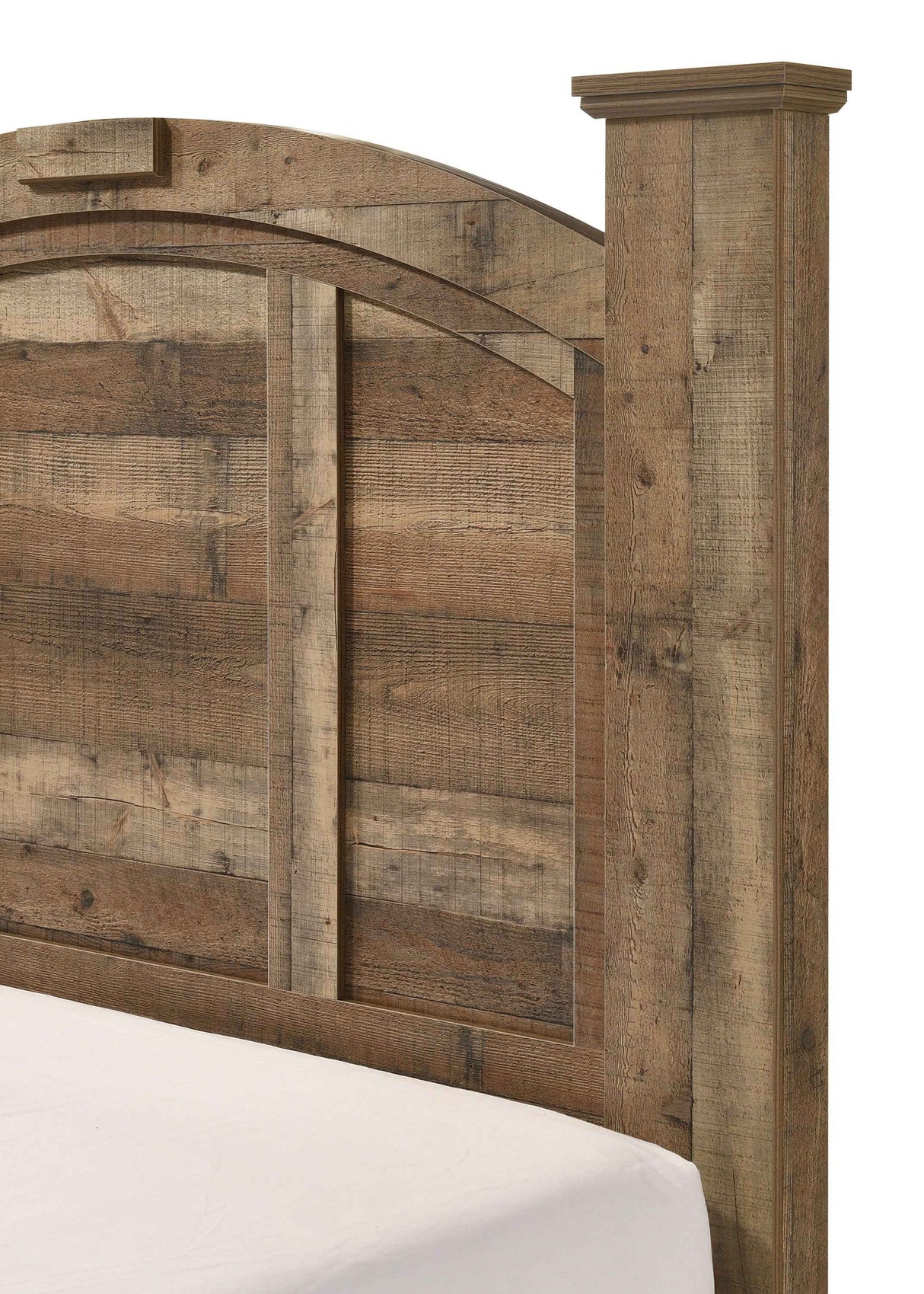 Ella-Mae Reclaimed Natural Bedroom Set by Crown Mark at Eve Furniture