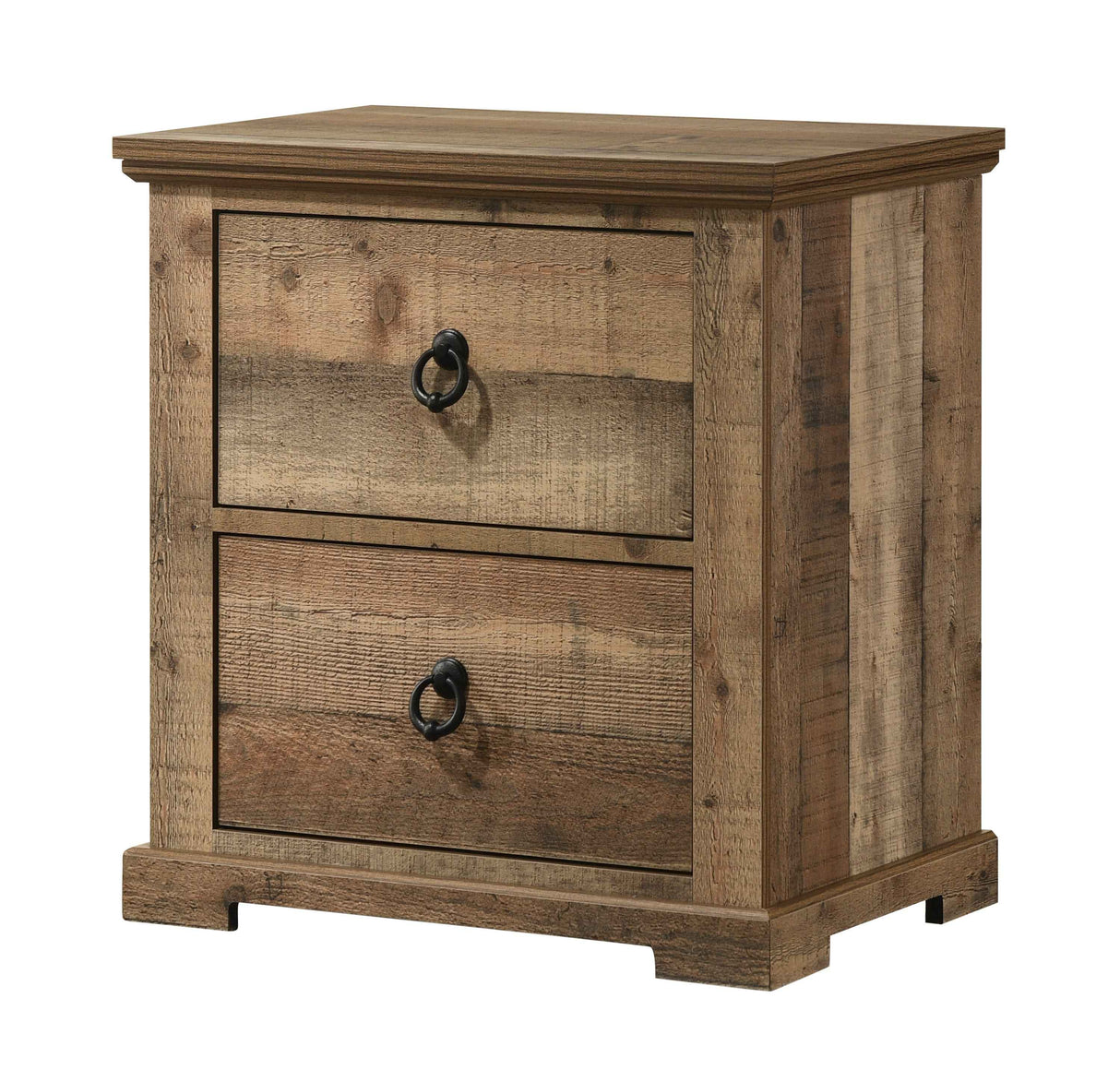 Ella-Mae Reclaimed Natural Bedroom Set by Crown Mark at Eve Furniture