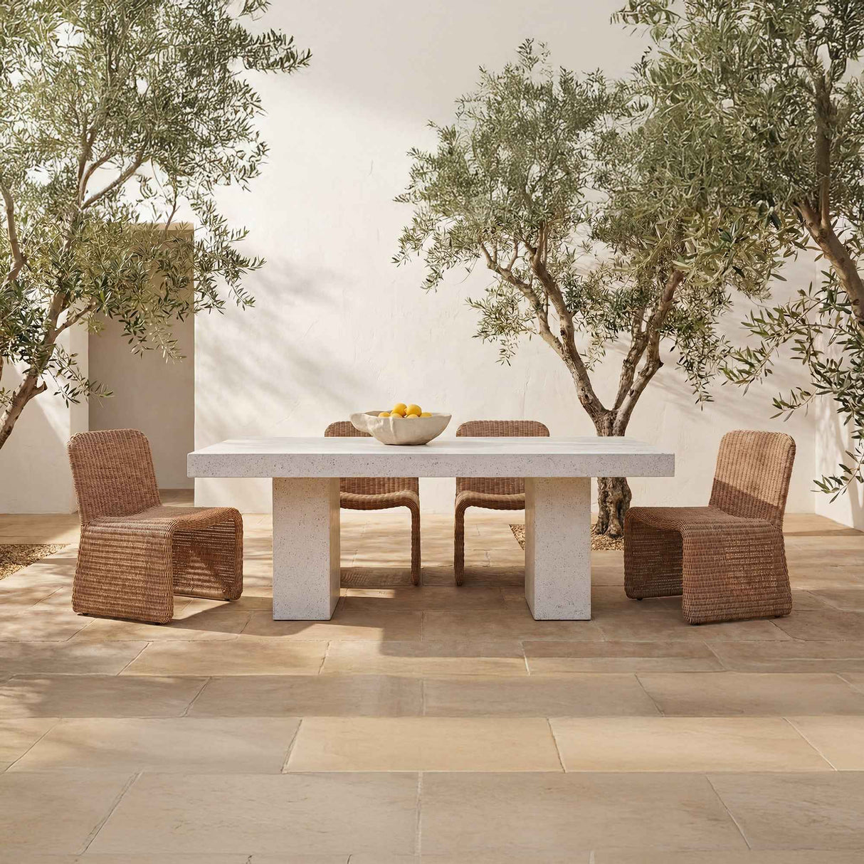 Ella Natural Outdoor Dining Chair (Set of 2)