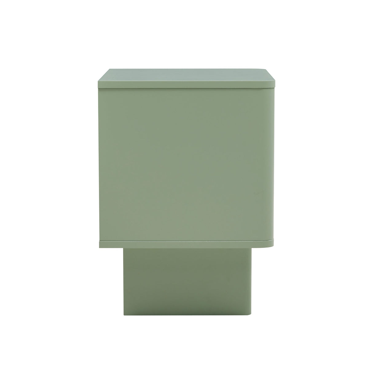 Ella Nightstand in Sage Green by Manhattan Comfort at Eve Furniture