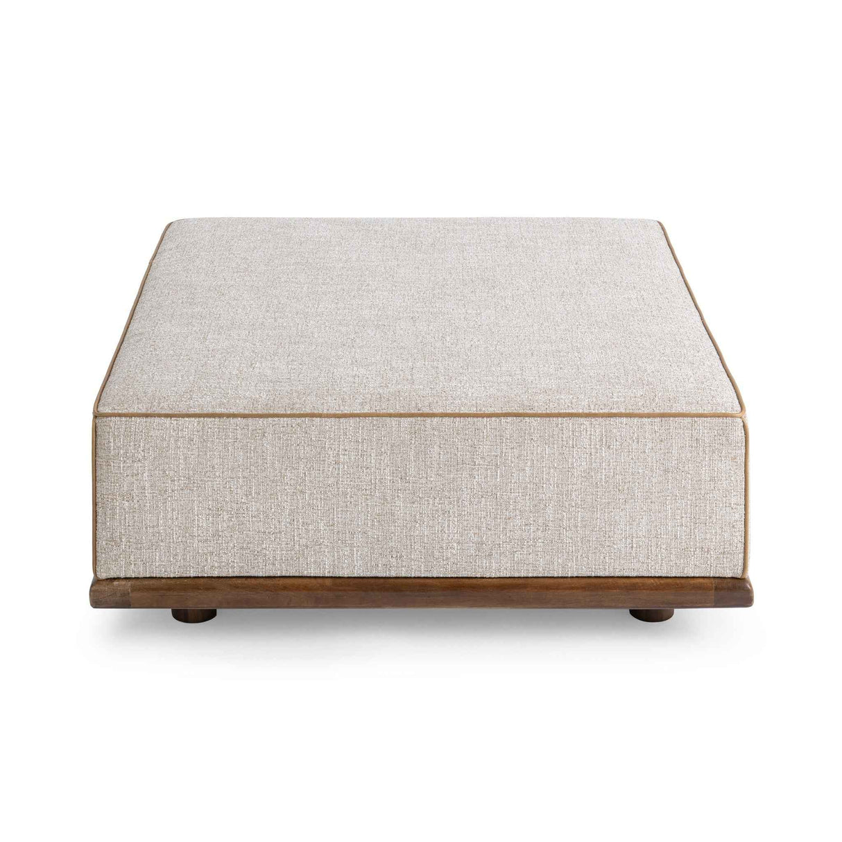 Ellerie Latte Ottoman by Classic Home at Eve Furniture