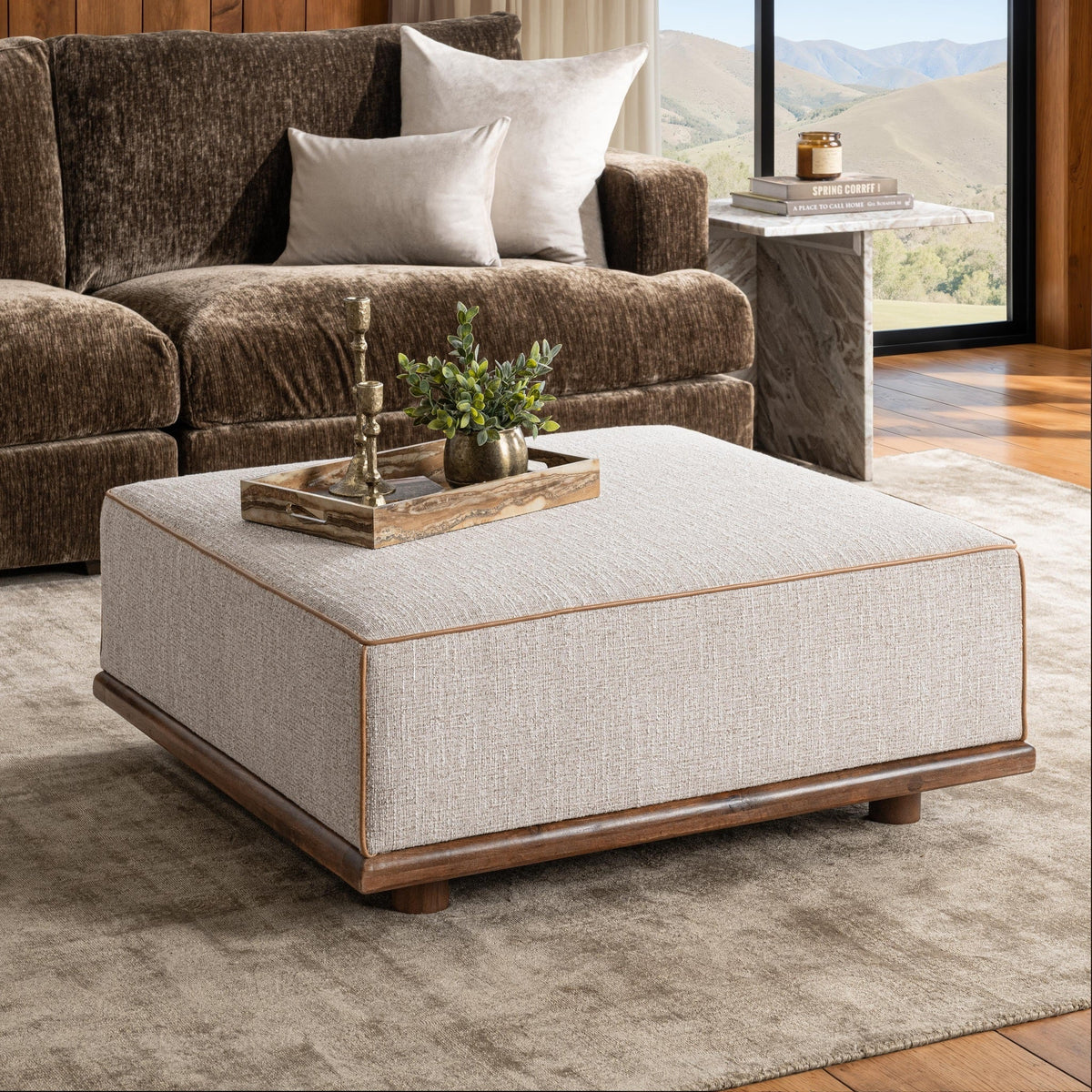 Ellerie Ottoman by Classic Home at Eve Furniture