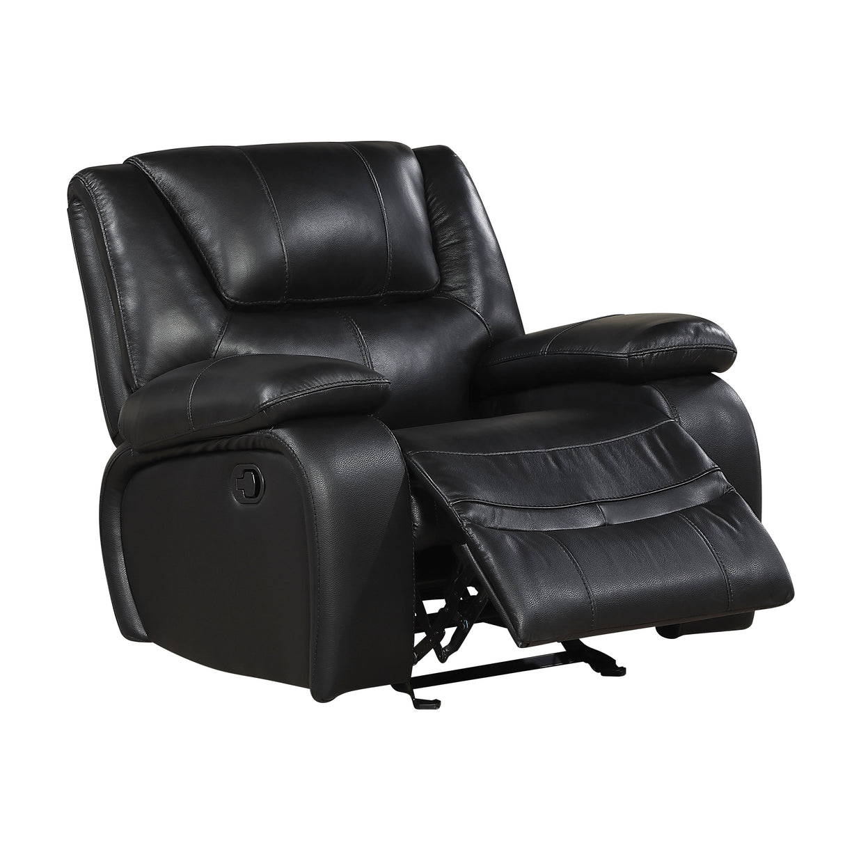 Ellicott Black Glider Reclining Chair